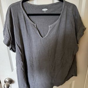 Split Neck Tee